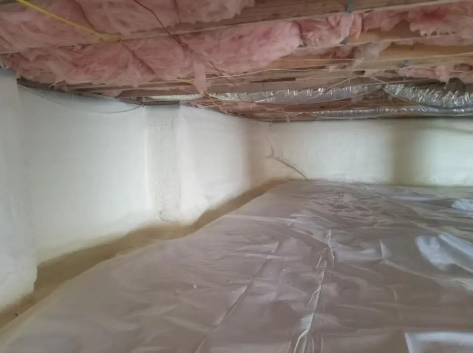 Crawl space encapsulation with closed-cell spray foam for Attic Insulation in Lake Stevens
